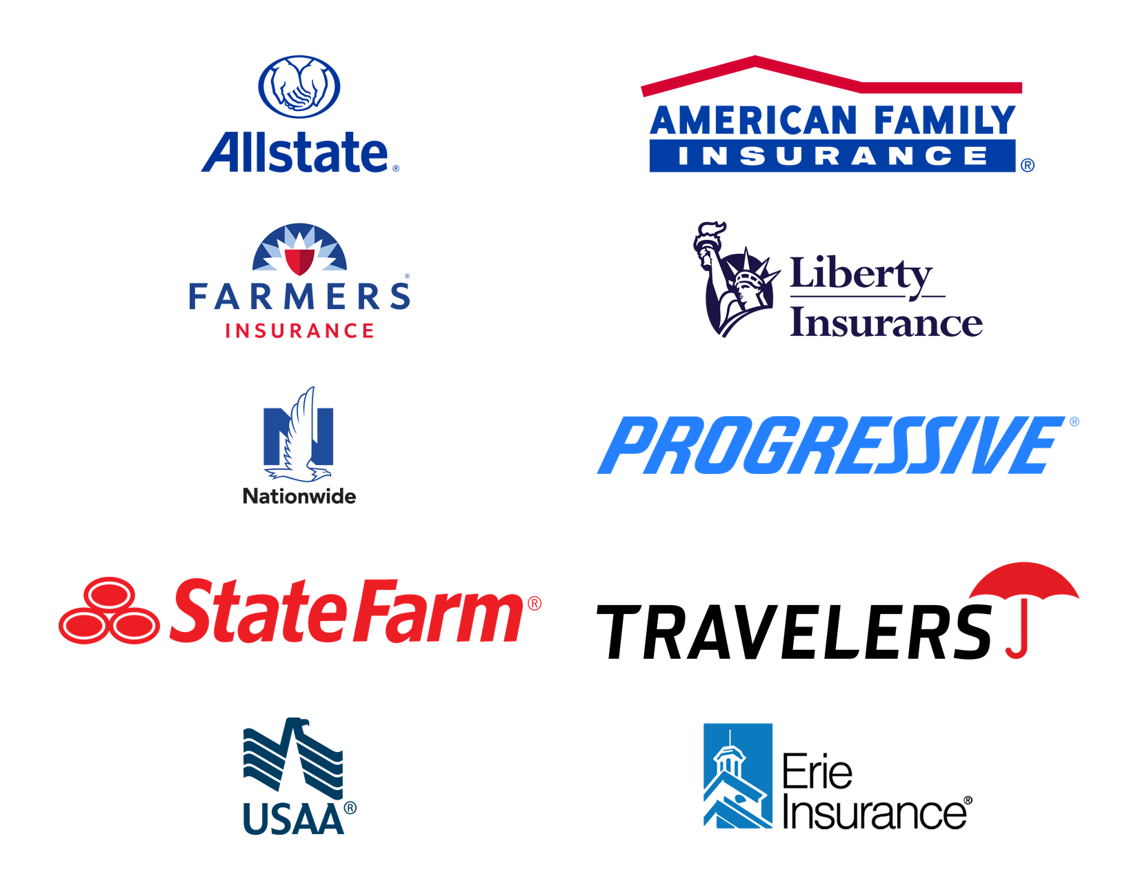Insurance Carriers We Work With
